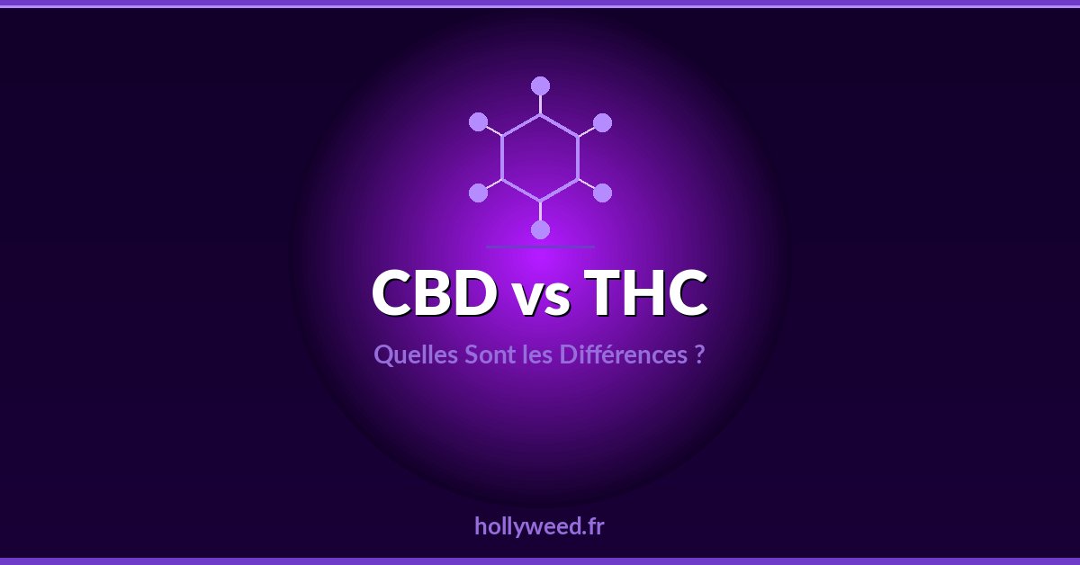 CBD vs THC differences cannabidiol tetrahydrocannabinol